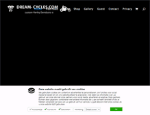 Tablet Screenshot of dream-cycles.com